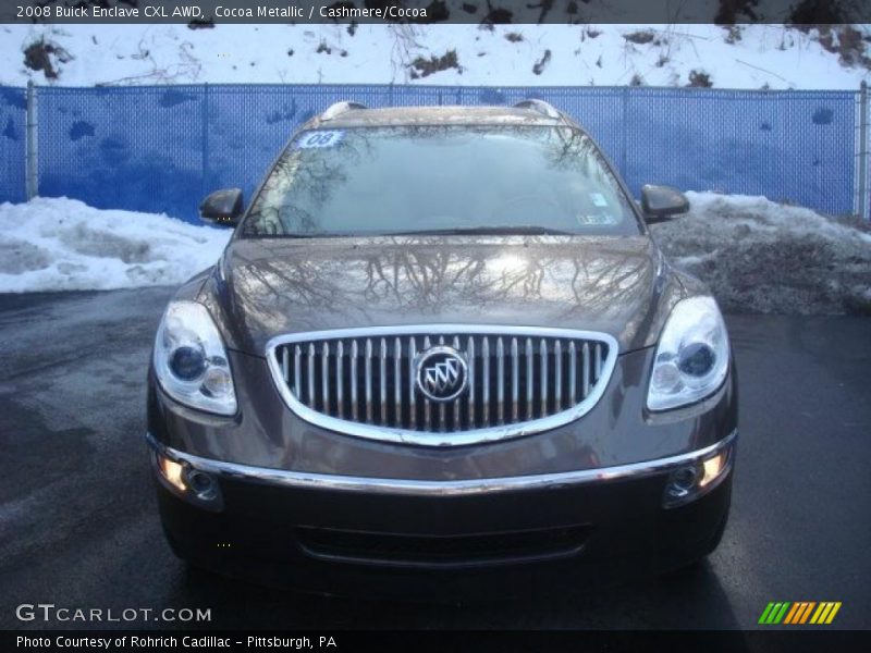 Cocoa Metallic / Cashmere/Cocoa 2008 Buick Enclave CXL AWD
