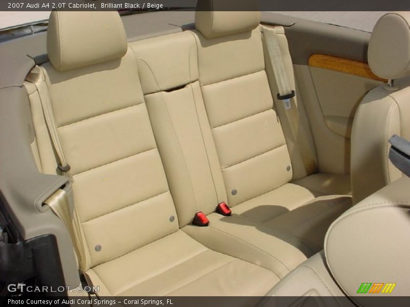 Brilliant Black / Beige 2007 Audi A4 2.0T Cabriolet