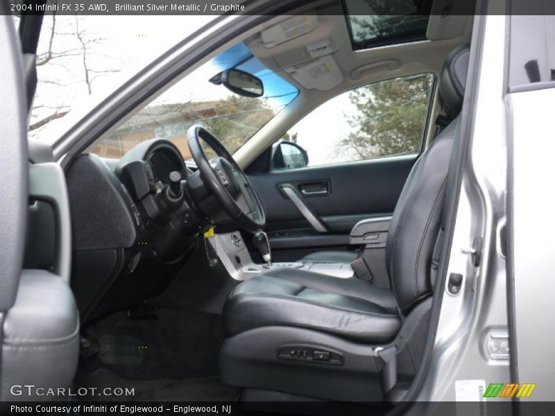 Brilliant Silver Metallic / Graphite 2004 Infiniti FX 35 AWD