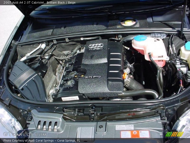 Brilliant Black / Beige 2007 Audi A4 2.0T Cabriolet