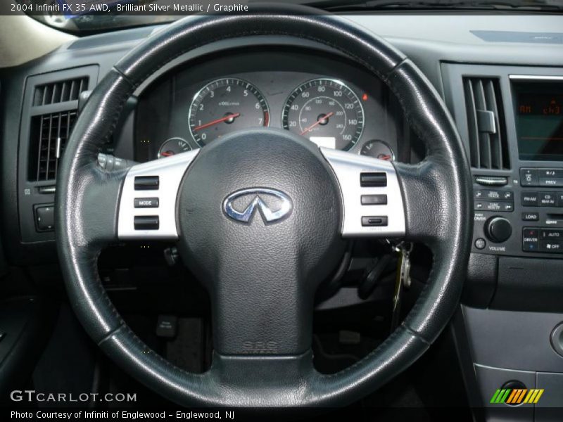 Brilliant Silver Metallic / Graphite 2004 Infiniti FX 35 AWD