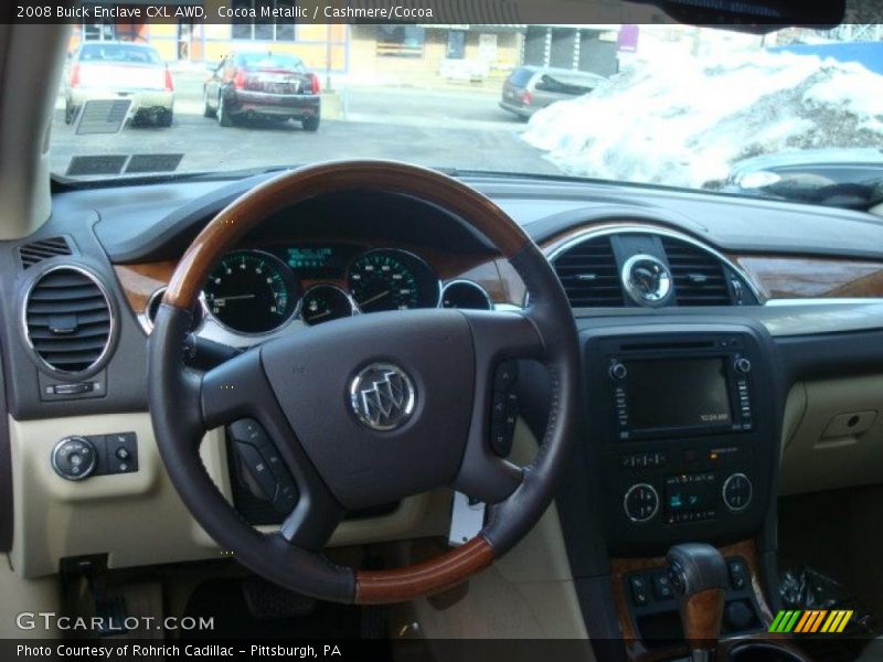 Cocoa Metallic / Cashmere/Cocoa 2008 Buick Enclave CXL AWD