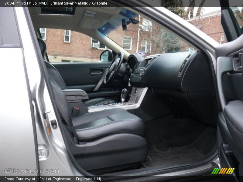 Brilliant Silver Metallic / Graphite 2004 Infiniti FX 35 AWD