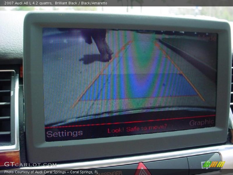 Brilliant Black / Black/Amaretto 2007 Audi A8 L 4.2 quattro