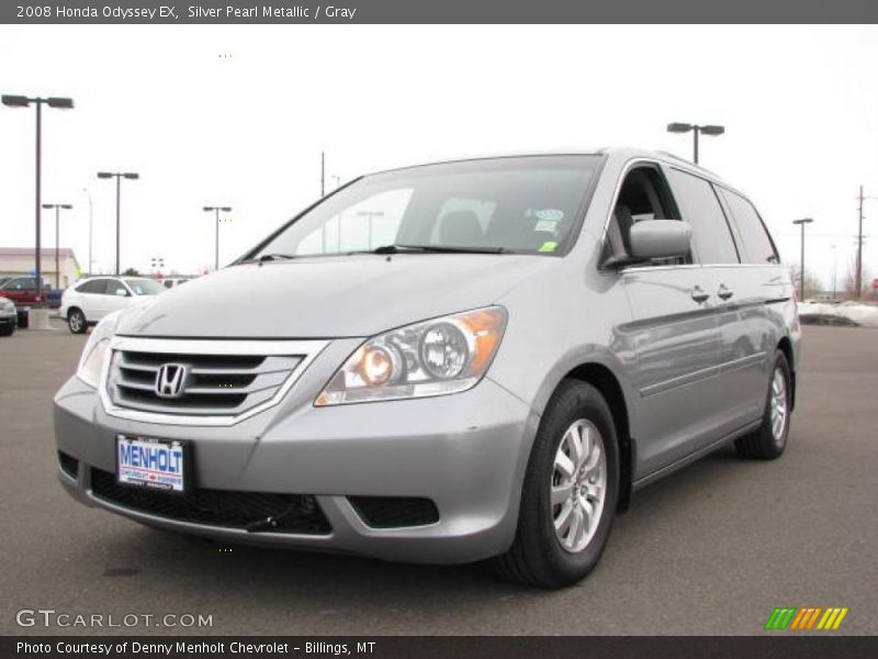 Silver Pearl Metallic / Gray 2008 Honda Odyssey EX