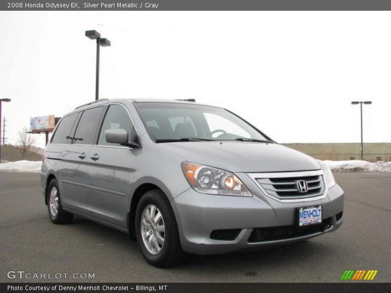 Silver Pearl Metallic / Gray 2008 Honda Odyssey EX