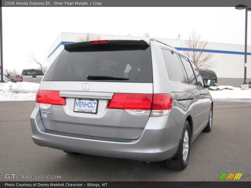 Silver Pearl Metallic / Gray 2008 Honda Odyssey EX