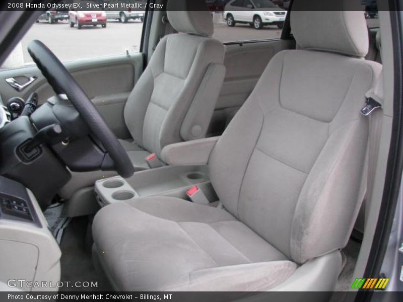 Silver Pearl Metallic / Gray 2008 Honda Odyssey EX