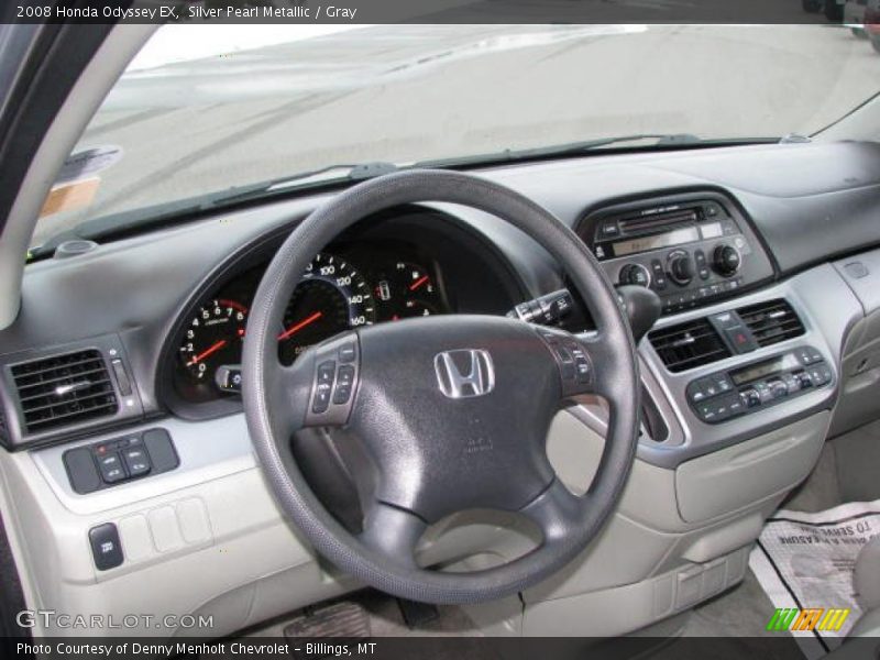 Silver Pearl Metallic / Gray 2008 Honda Odyssey EX