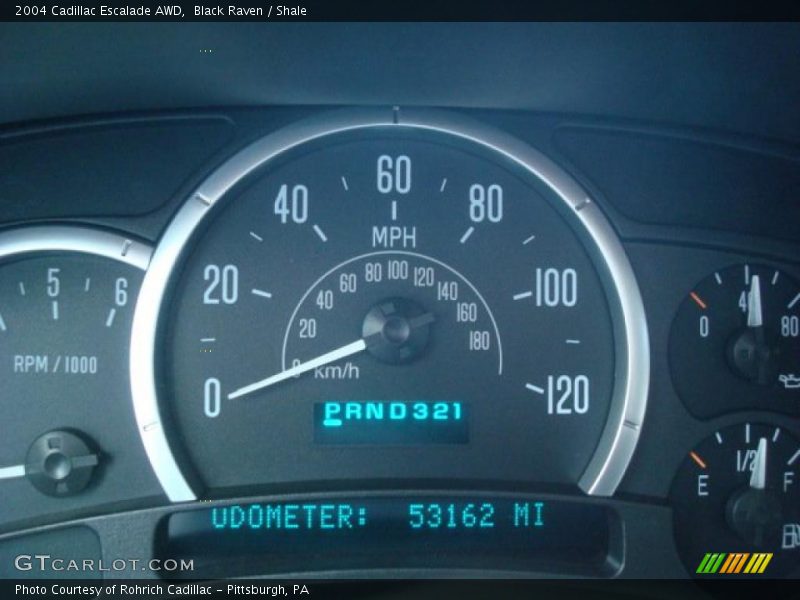 Black Raven / Shale 2004 Cadillac Escalade AWD
