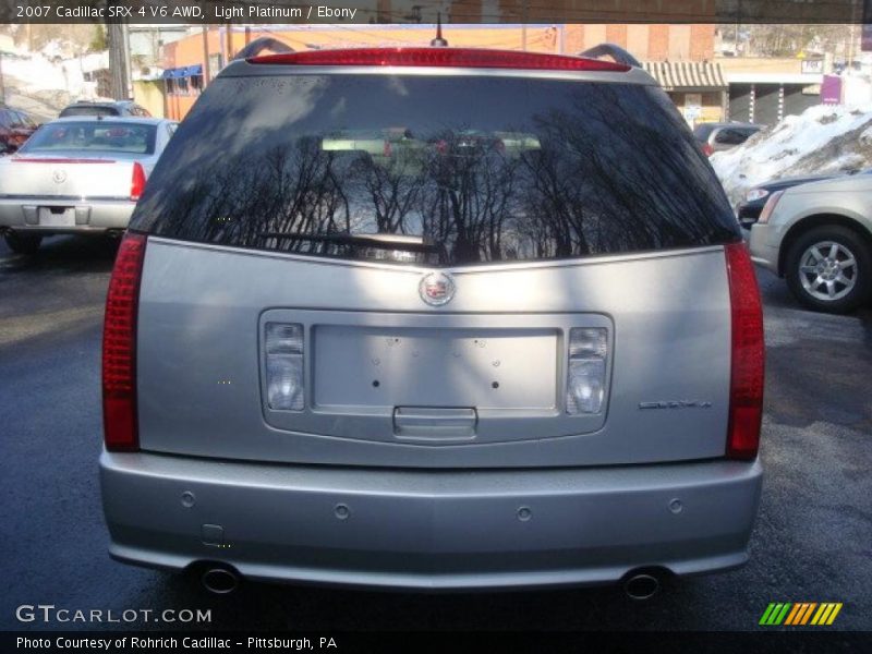 Light Platinum / Ebony 2007 Cadillac SRX 4 V6 AWD