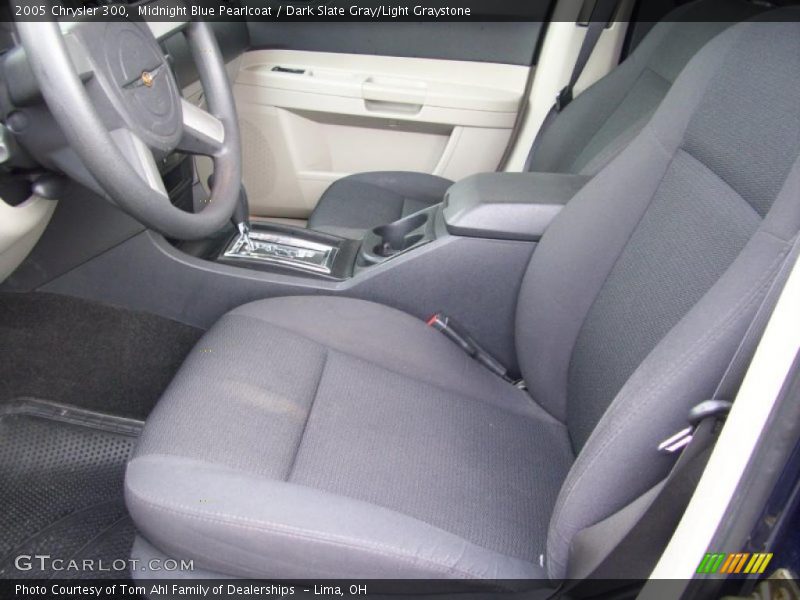 Midnight Blue Pearlcoat / Dark Slate Gray/Light Graystone 2005 Chrysler 300