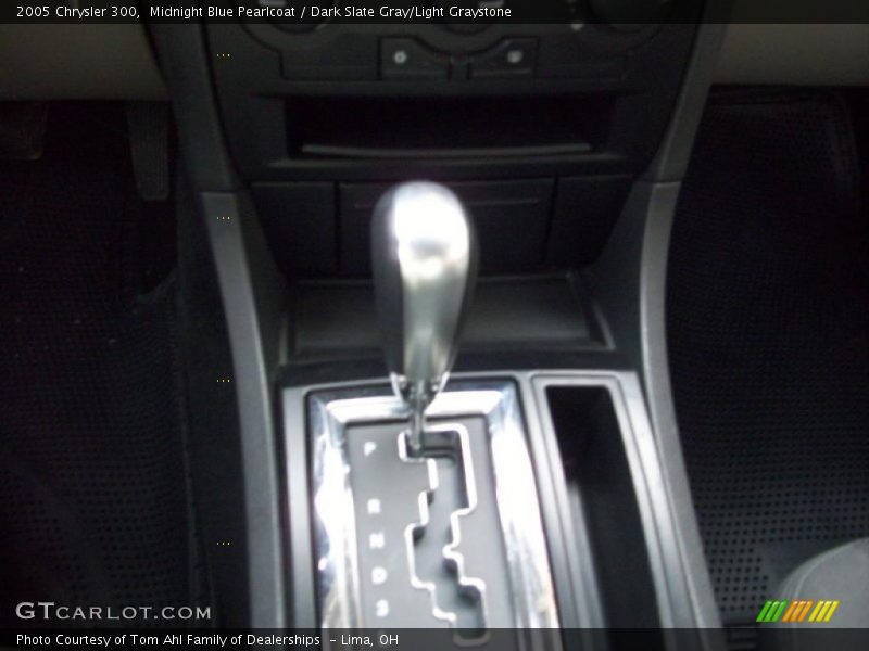 Midnight Blue Pearlcoat / Dark Slate Gray/Light Graystone 2005 Chrysler 300