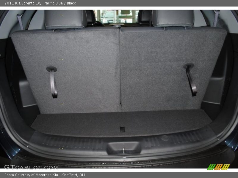 Pacific Blue / Black 2011 Kia Sorento EX