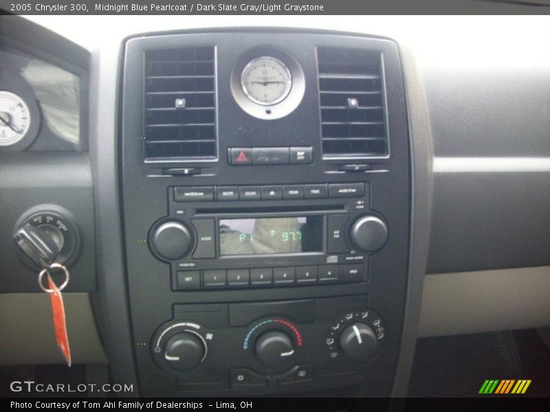 Midnight Blue Pearlcoat / Dark Slate Gray/Light Graystone 2005 Chrysler 300