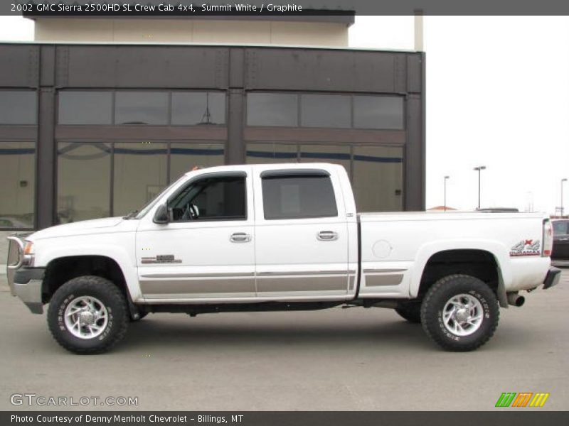 Summit White / Graphite 2002 GMC Sierra 2500HD SL Crew Cab 4x4