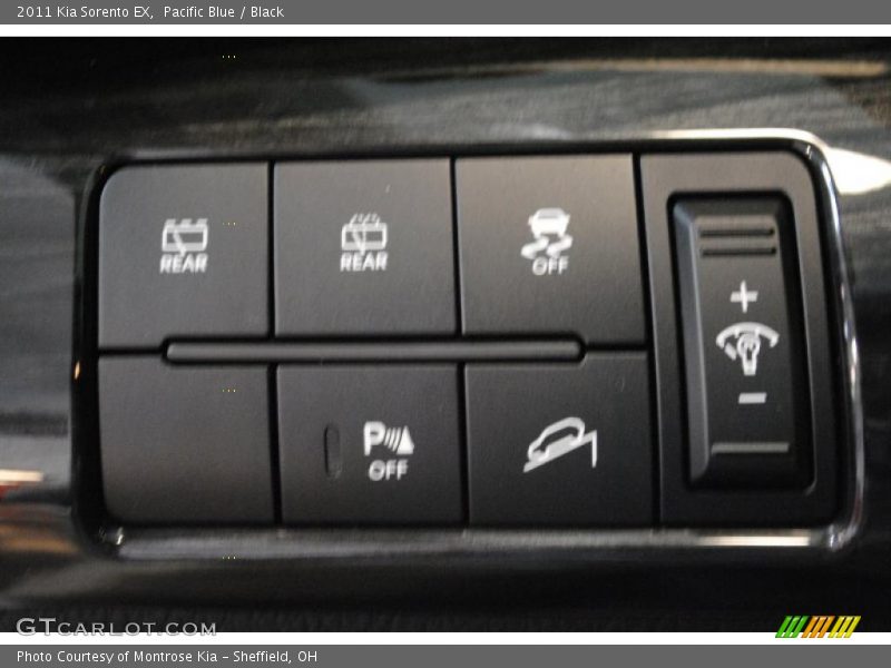 Pacific Blue / Black 2011 Kia Sorento EX