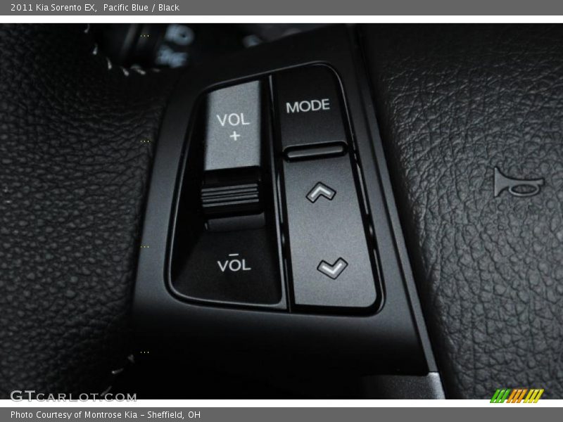 Pacific Blue / Black 2011 Kia Sorento EX