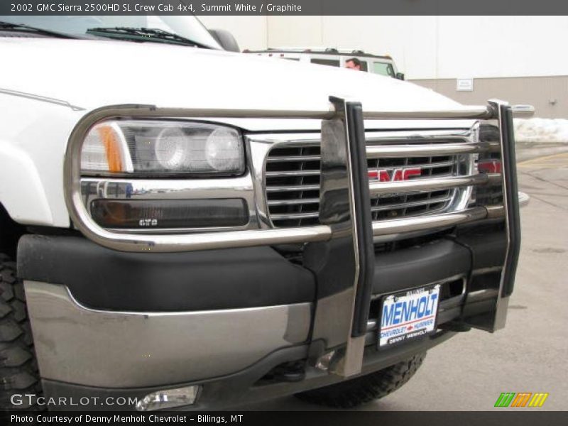 Summit White / Graphite 2002 GMC Sierra 2500HD SL Crew Cab 4x4