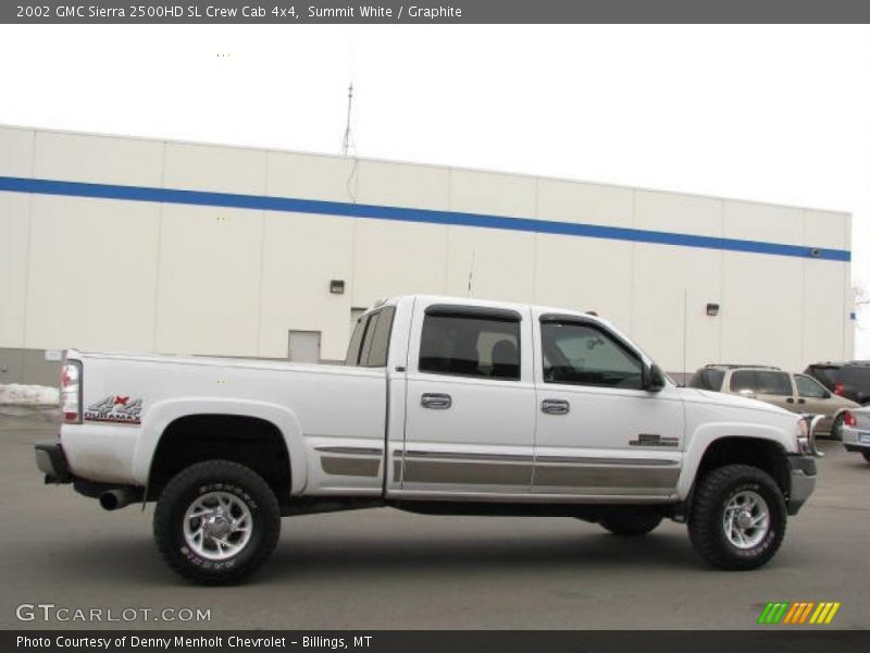 Summit White / Graphite 2002 GMC Sierra 2500HD SL Crew Cab 4x4