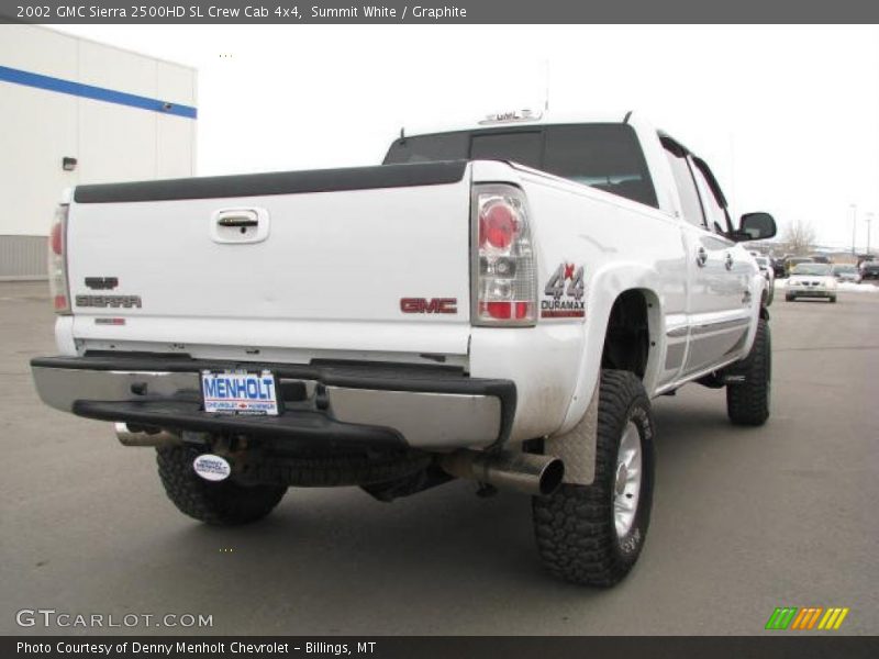 Summit White / Graphite 2002 GMC Sierra 2500HD SL Crew Cab 4x4