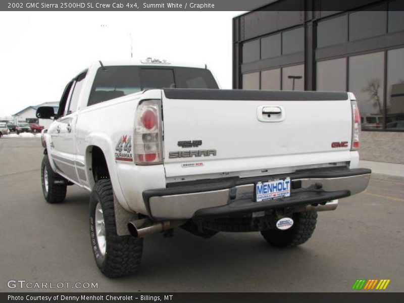 Summit White / Graphite 2002 GMC Sierra 2500HD SL Crew Cab 4x4