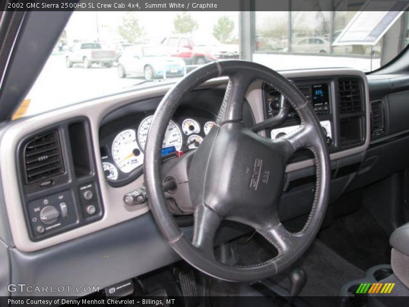 Summit White / Graphite 2002 GMC Sierra 2500HD SL Crew Cab 4x4