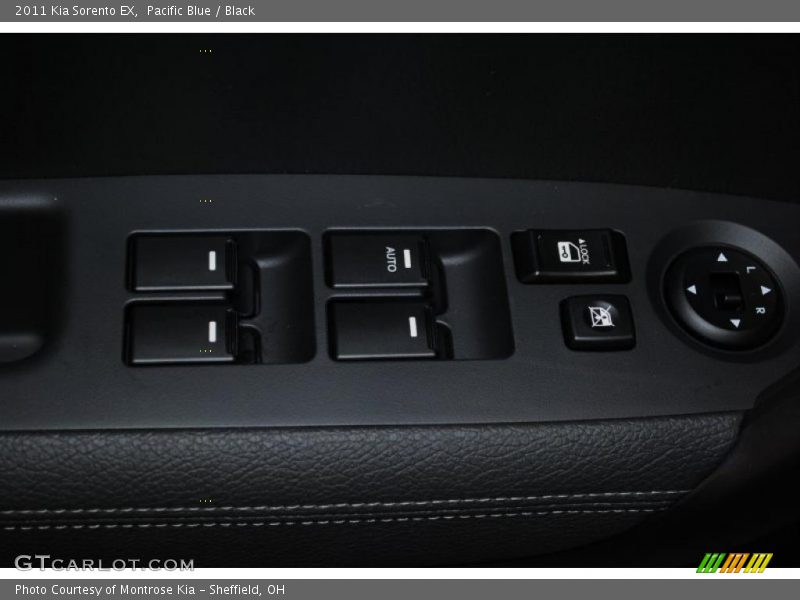Pacific Blue / Black 2011 Kia Sorento EX