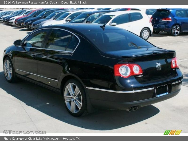 Deep Black / Black 2010 Volkswagen Passat Komfort Sedan