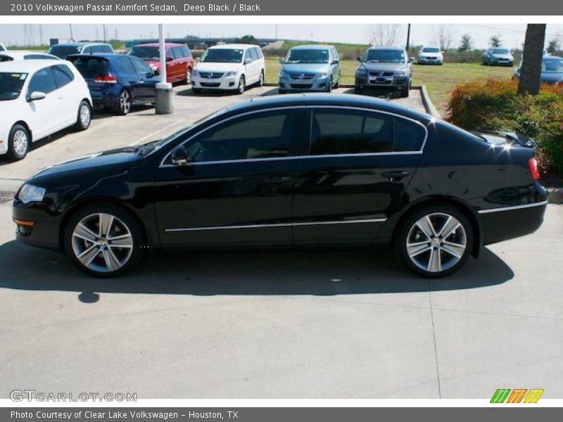 Deep Black / Black 2010 Volkswagen Passat Komfort Sedan
