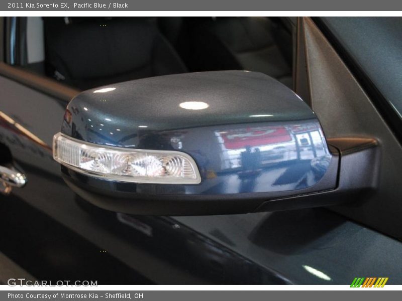 Pacific Blue / Black 2011 Kia Sorento EX