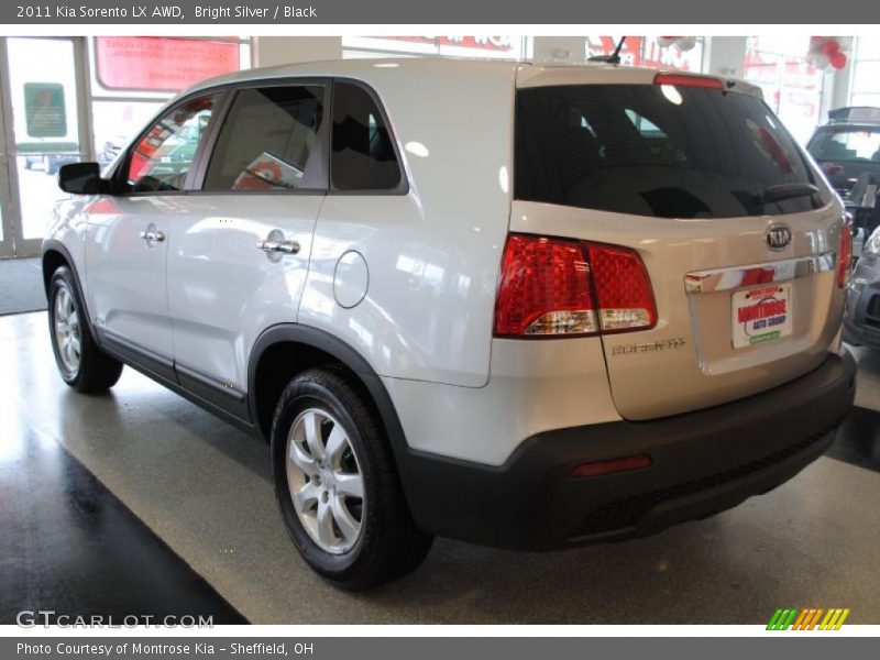 Bright Silver / Black 2011 Kia Sorento LX AWD