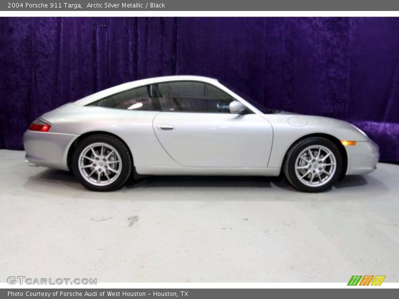 Arctic Silver Metallic / Black 2004 Porsche 911 Targa