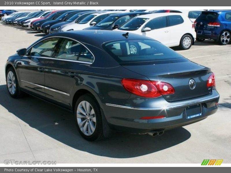 Island Grey Metallic / Black 2010 Volkswagen CC Sport