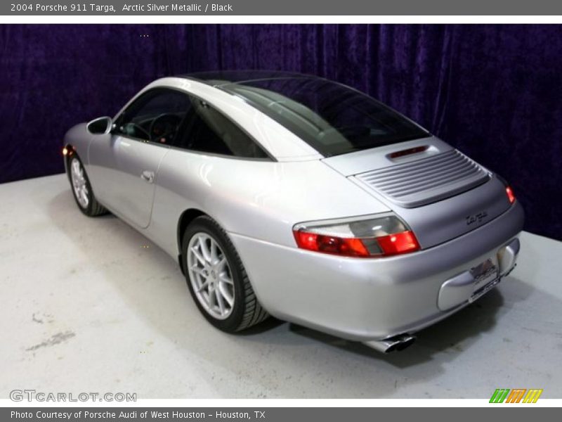 Arctic Silver Metallic / Black 2004 Porsche 911 Targa