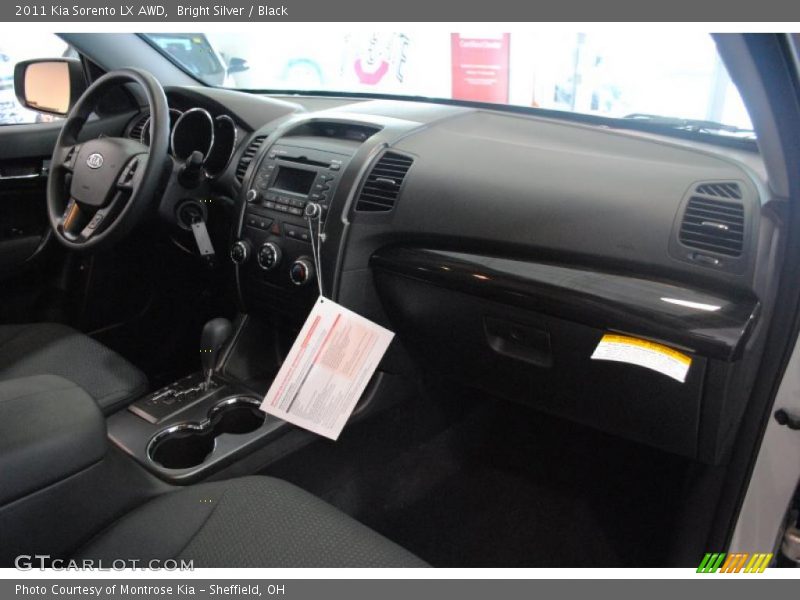 Bright Silver / Black 2011 Kia Sorento LX AWD