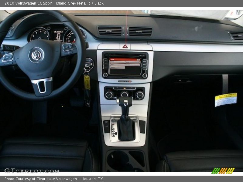 Island Grey Metallic / Black 2010 Volkswagen CC Sport