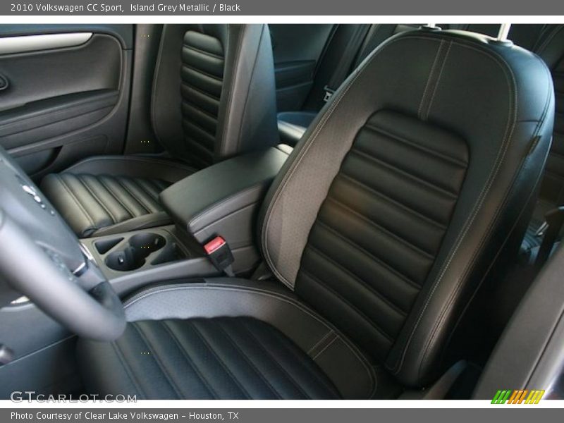 Island Grey Metallic / Black 2010 Volkswagen CC Sport