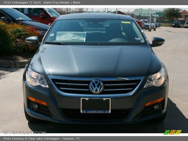 Island Grey Metallic / Black 2010 Volkswagen CC Sport