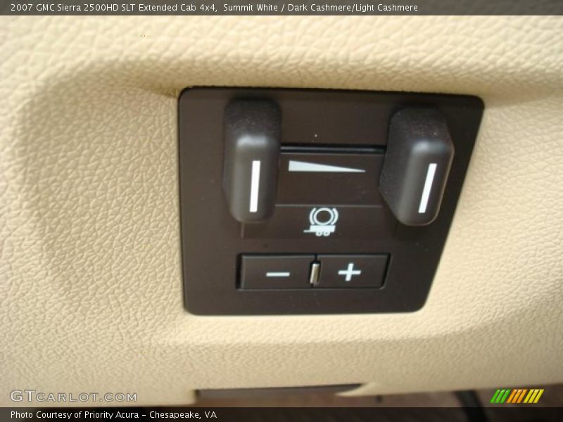 Summit White / Dark Cashmere/Light Cashmere 2007 GMC Sierra 2500HD SLT Extended Cab 4x4