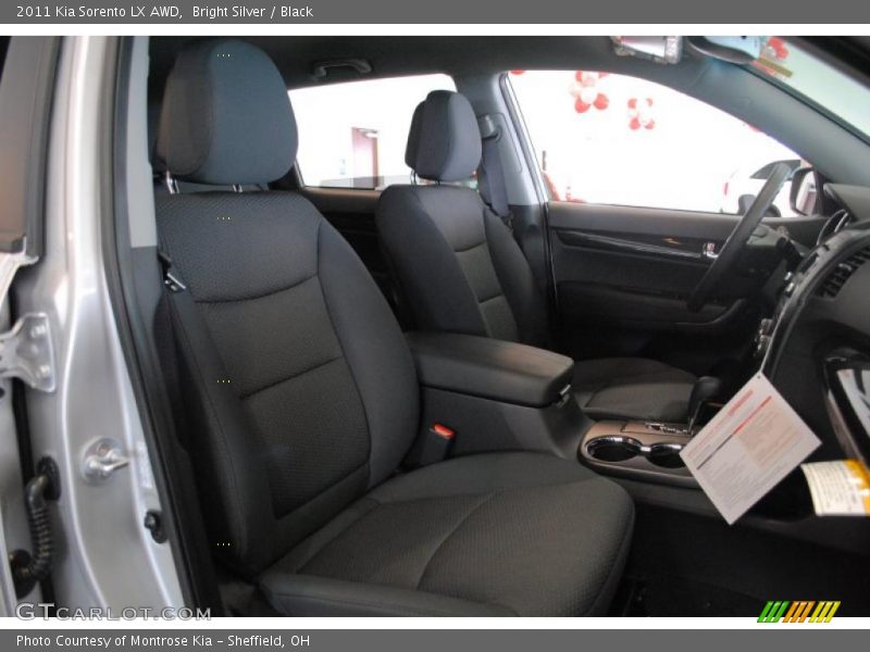 Bright Silver / Black 2011 Kia Sorento LX AWD