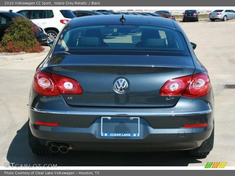 Island Grey Metallic / Black 2010 Volkswagen CC Sport