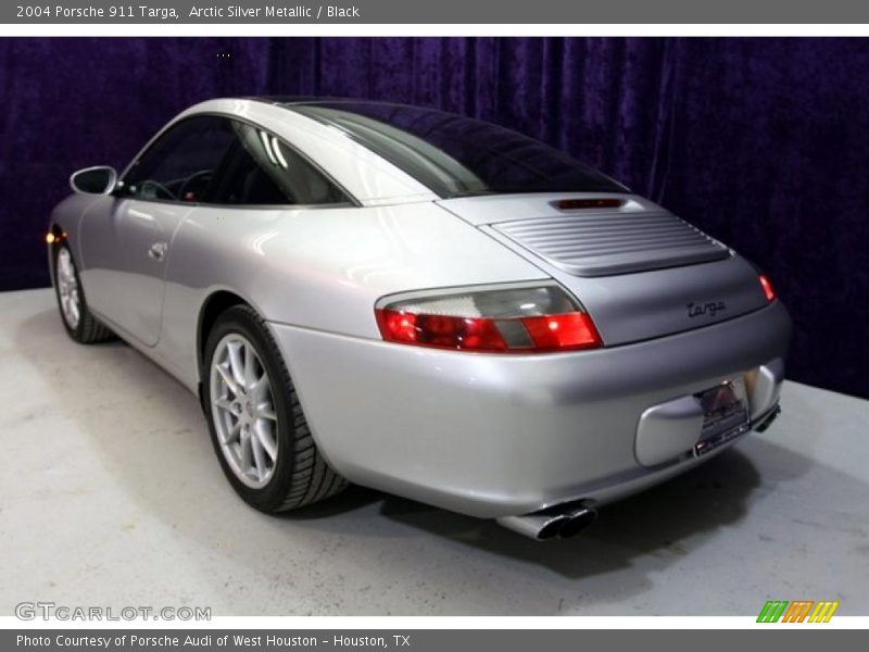 Arctic Silver Metallic / Black 2004 Porsche 911 Targa