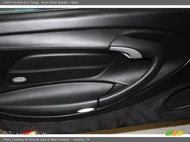 Arctic Silver Metallic / Black 2004 Porsche 911 Targa