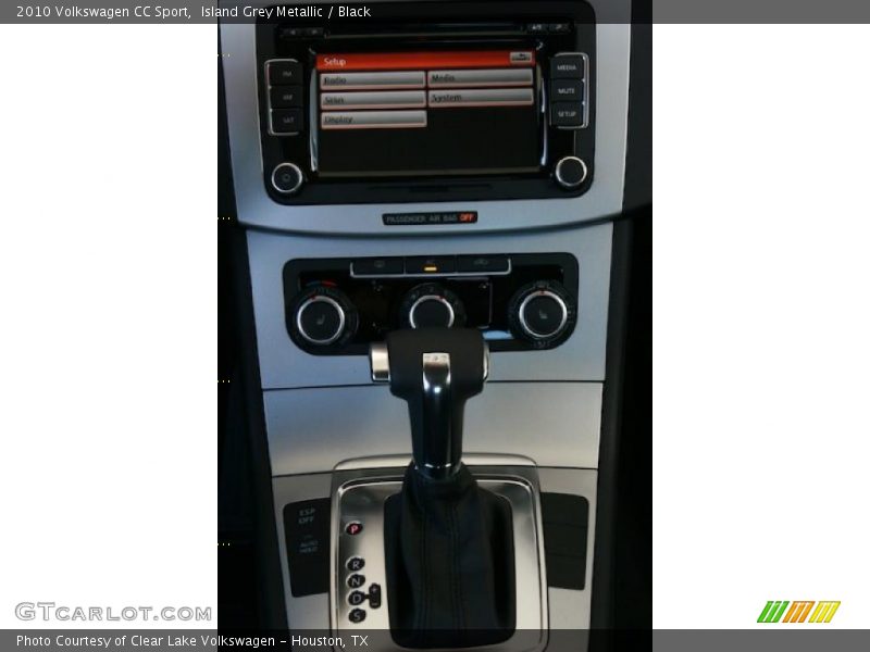 Island Grey Metallic / Black 2010 Volkswagen CC Sport