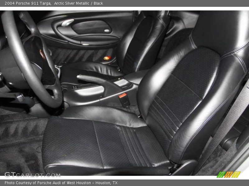 Arctic Silver Metallic / Black 2004 Porsche 911 Targa