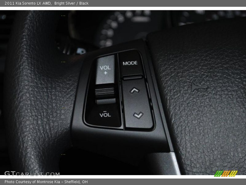 Bright Silver / Black 2011 Kia Sorento LX AWD