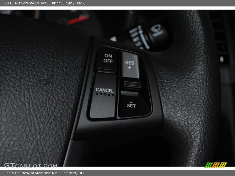 Bright Silver / Black 2011 Kia Sorento LX AWD