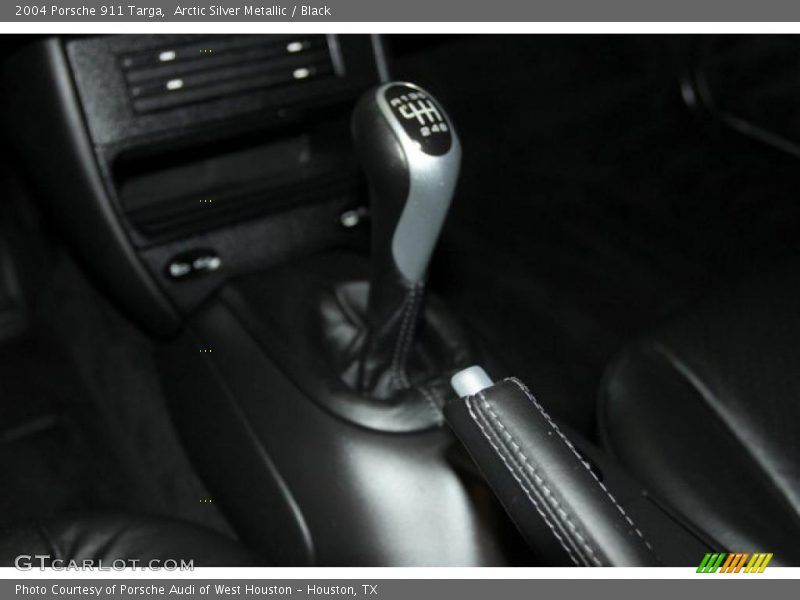 Arctic Silver Metallic / Black 2004 Porsche 911 Targa
