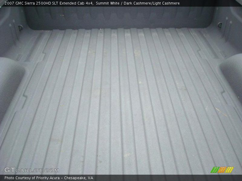 Summit White / Dark Cashmere/Light Cashmere 2007 GMC Sierra 2500HD SLT Extended Cab 4x4